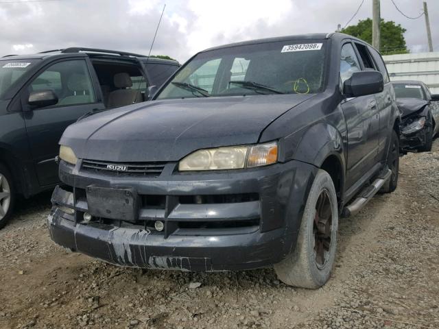 4S2CE58XX24611831 - 2002 ISUZU AXIOM XS ნაცრისფერი ფოტო 2