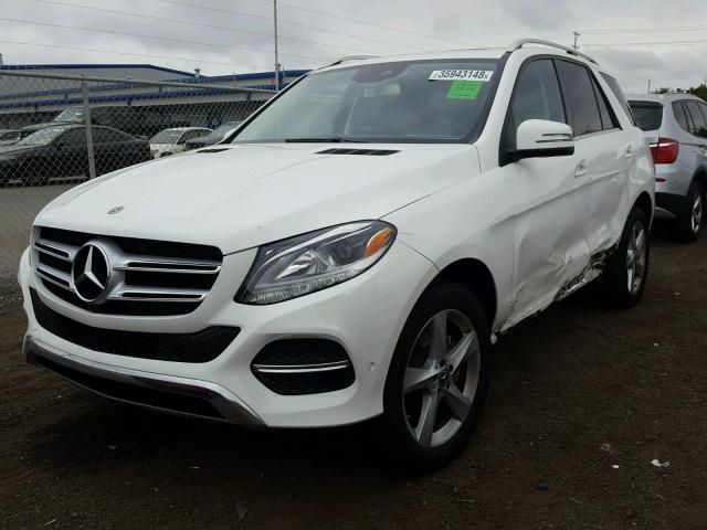 4JGDA5HB6JB057807 - 2018 MERCEDES-BENZ GLE 350 4M WHITE photo 2