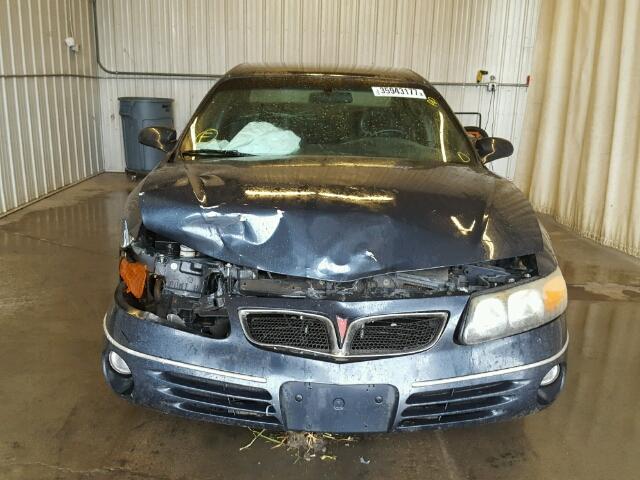 1G2HX54K2Y4254485 - 2000 PONTIAC BONNEVILLE BLUE photo 9