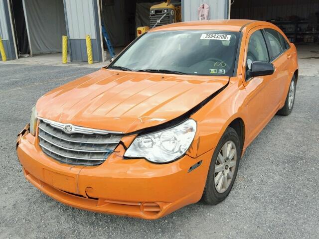 1C3LC46B69N539750 - 2009 CHRYSLER SEBRING LX ORANGE photo 2