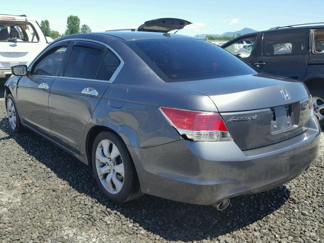 1HGCP3F88AA012742 - 2010 HONDA ACCORD EXL SILVER photo 3