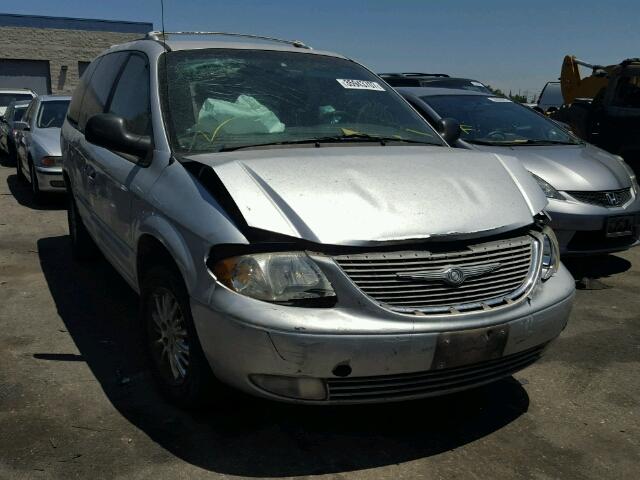 2C8GP64L42R558300 - 2002 CHRYSLER TOWN & COU SILVER photo 1