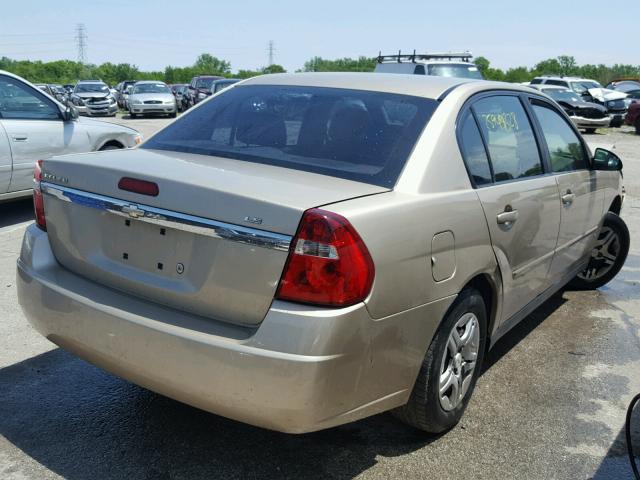 1G1ZS58F07F226160 - 2007 CHEVROLET MALIBU LS Bej foto 4