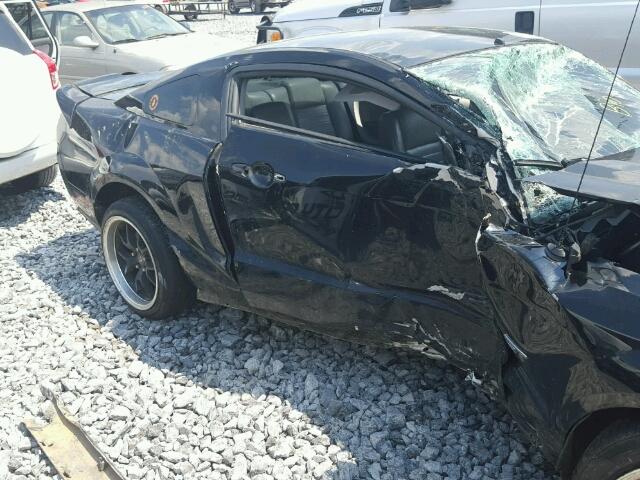 1ZVHT82H355127425 - 2005 FORD MUSTANG GT BLACK photo 9