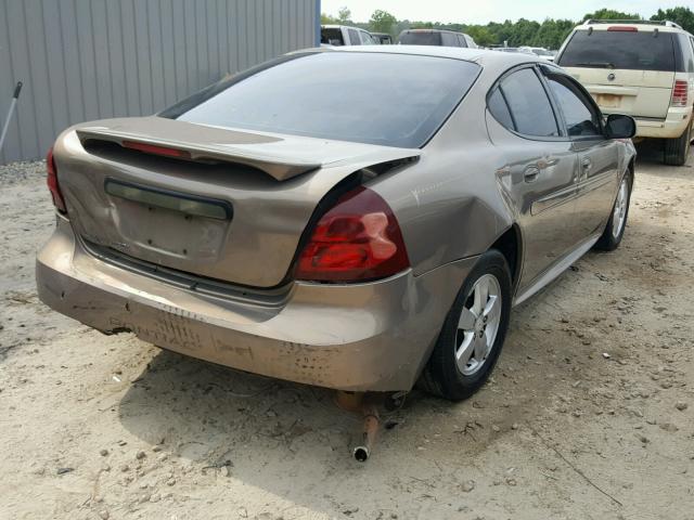 2G2WP552X71163822 - 2007 PONTIAC GRAND PRIX BROWN photo 4