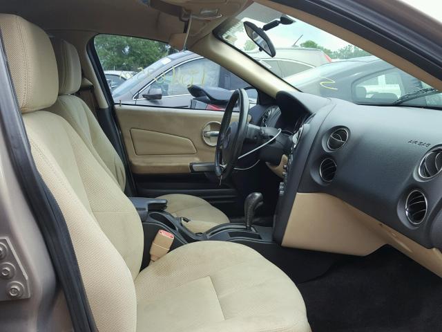 2G2WP552X71163822 - 2007 PONTIAC GRAND PRIX BROWN photo 5