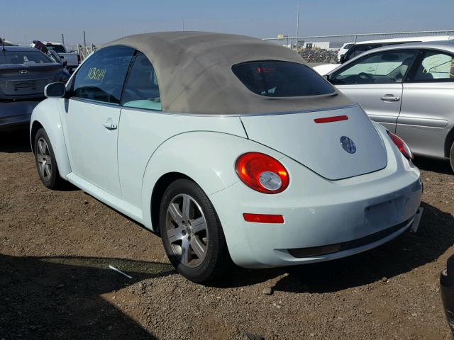 3VWRG31Y06M322195 - 2006 VOLKSWAGEN NEW BEETLE 蓝色 照片 3