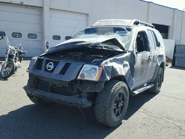 5N1AN08W47C517658 - 2007 NISSAN XTERRA OFF BLACK photo 2