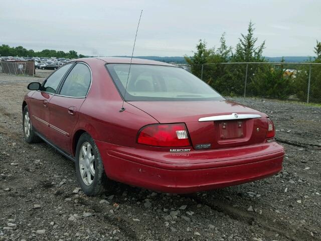 1MEHM55S03A623047 - 2003 MERCURY SABLE LS P RED photo 3