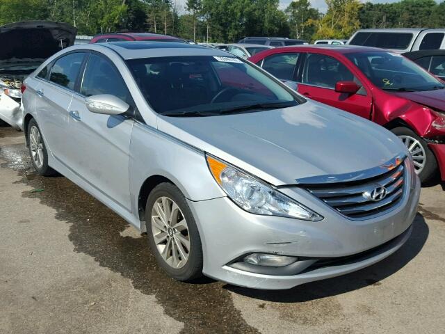 5NPEC4AC8EH921096 - 2014 HYUNDAI SONATA SE/ SILVER photo 1