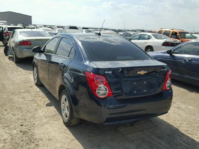 1G1JA5SH3F4147084 - 2015 CHEVROLET SONIC LS 蓝色 照片 3