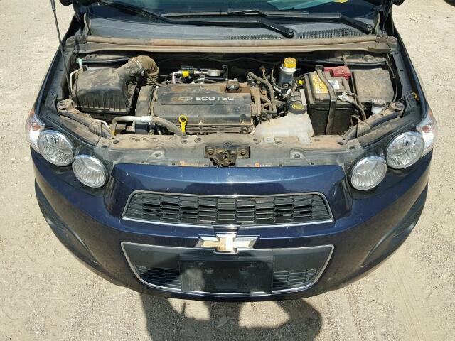 1G1JA5SH3F4147084 - 2015 CHEVROLET SONIC LS BLUE photo 7