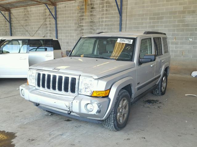 1J8HH48P27C673250 - 2007 JEEP COMMANDER 银色 照片 2