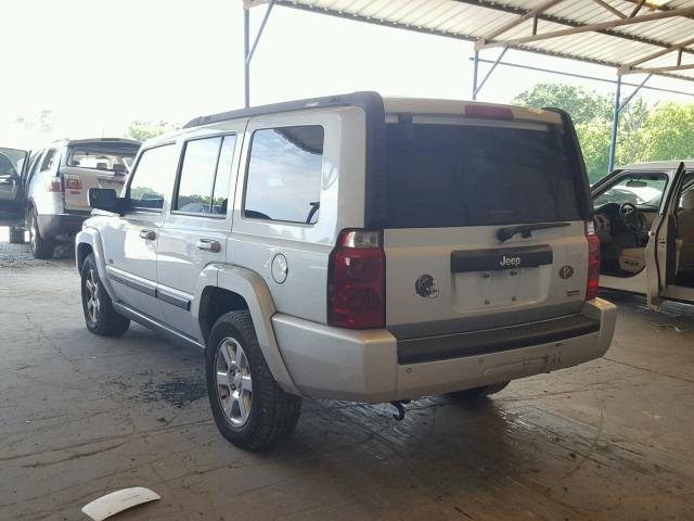 1J8HH48P27C673250 - 2007 JEEP COMMANDER 银色 照片 3