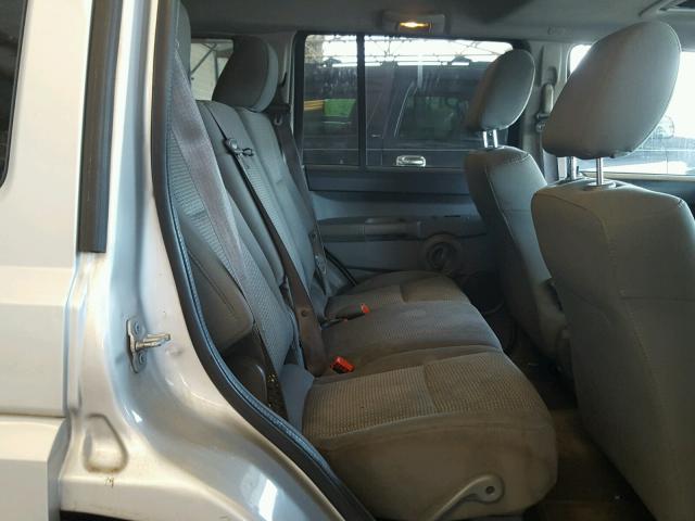 1J8HH48P27C673250 - 2007 JEEP COMMANDER 银色 照片 6