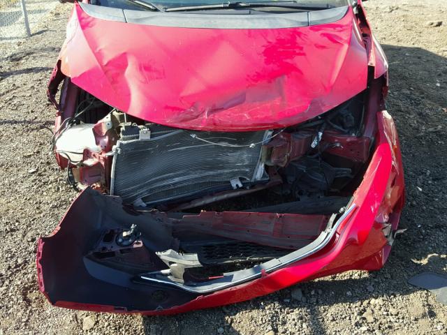 3HGGK5G84FM754866 - 2015 HONDA FIT EX RED photo 9