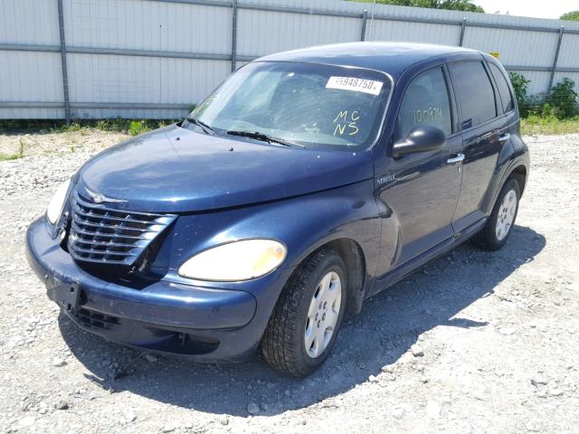 3C4FY48B24T281274 - 2004 CHRYSLER PT CRUISER BLUE photo 2