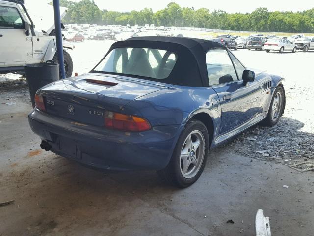 4USCH9336XLG01855 - 1999 BMW Z3 2.3 BLUE photo 4