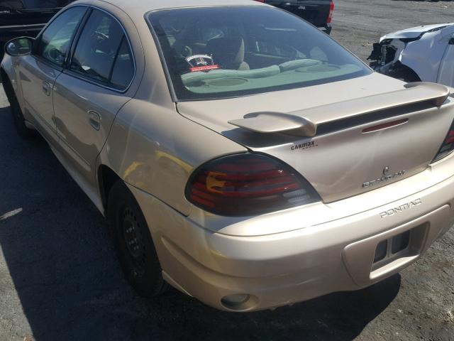 1G2NF52E74C250063 - 2004 PONTIAC GRAND AM S 金色 照片 3