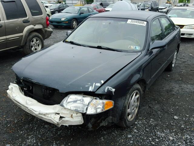 1YVGF22C025261399 - 2002 MAZDA 626 LX GREEN photo 2