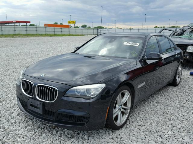 WBAYF8C54ED141884 - 2014 BMW 750 LXI BLACK photo 2