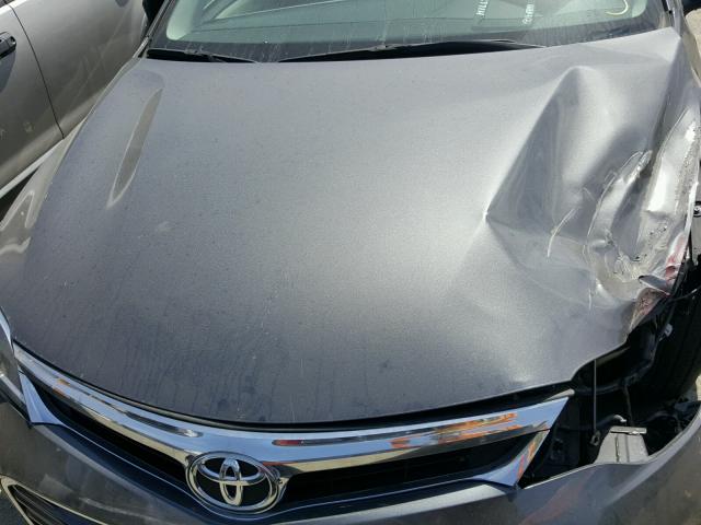 4T1BK1EB9FU181468 - 2015 TOYOTA AVALON XLE GRAY photo 7