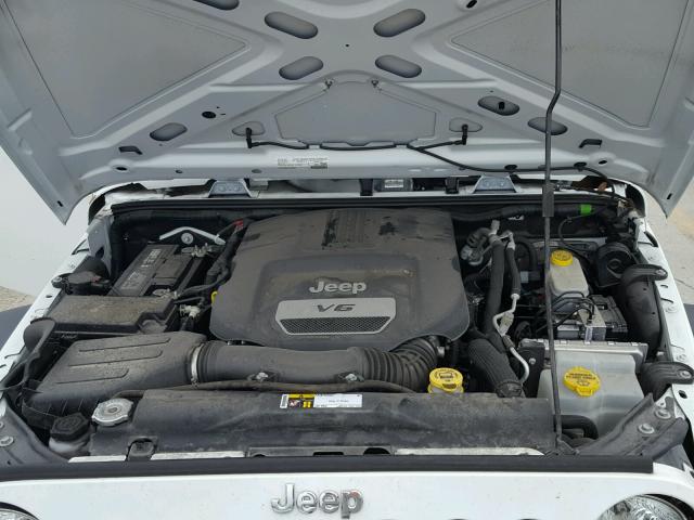 1C4AJWAG1FL770988 - 2015 JEEP WRANGLER S WHITE photo 7