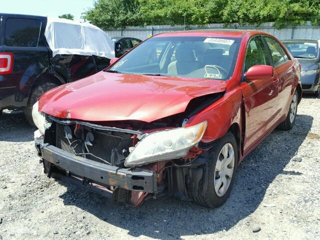 4T1BE46K57U180052 - 2007 TOYOTA CAMRY NEW RED photo 2