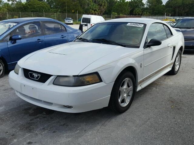 1FAFP40443F438088 - 2003 FORD MUSTANG WHITE photo 2