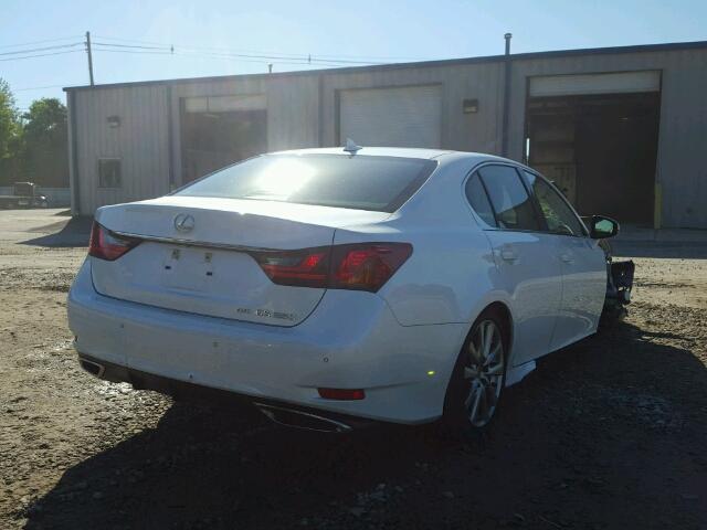 JTHCE1BL8E5022932 - 2014 LEXUS GS 350 WHITE photo 4