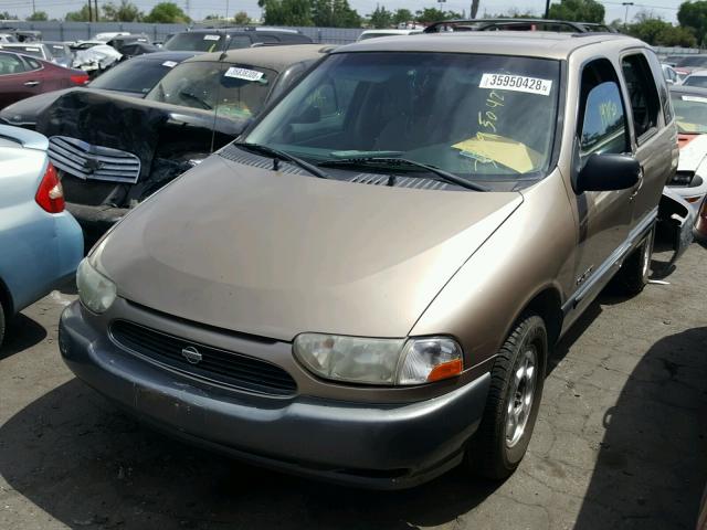 4N2XN11T8YD821184 - 2000 NISSAN QUEST SE TAN photo 2