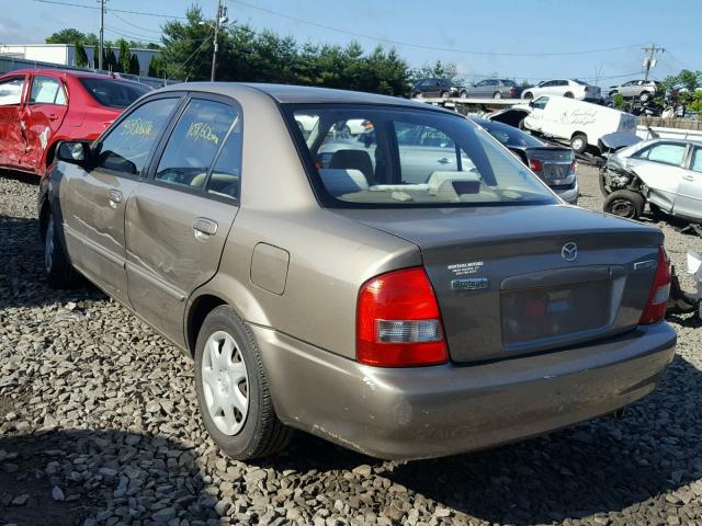 JM1BJ2220Y0250446 - 2000 MAZDA PROTEGE DX TAN photo 3