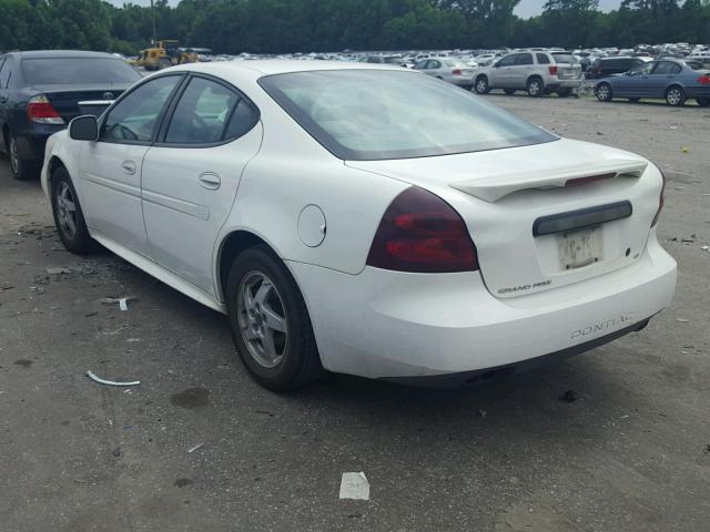 2G2WP522541305834 - 2004 PONTIAC GRAND PRIX WHITE photo 3