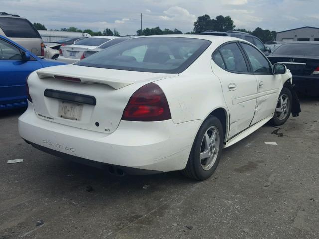 2G2WP522541305834 - 2004 PONTIAC GRAND PRIX WHITE photo 4