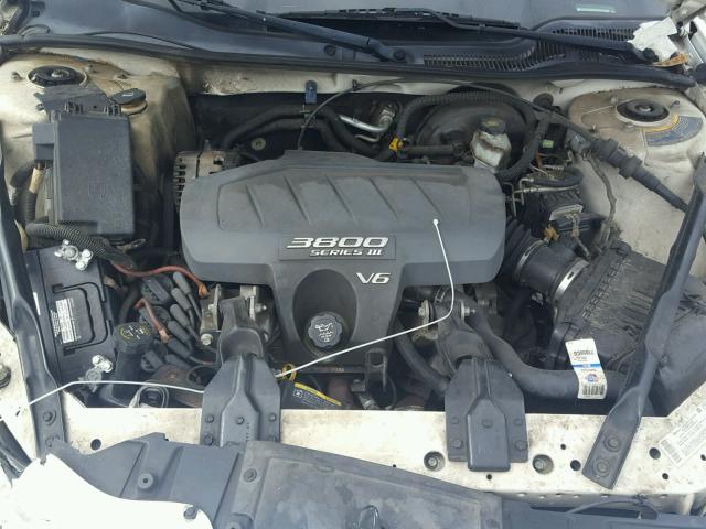 2G2WP522541305834 - 2004 PONTIAC GRAND PRIX WHITE photo 7