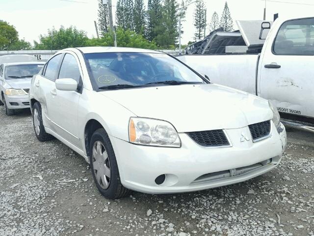 4A3AB36F15E070822 - 2005 MITSUBISHI GALANT ES WHITE photo 1