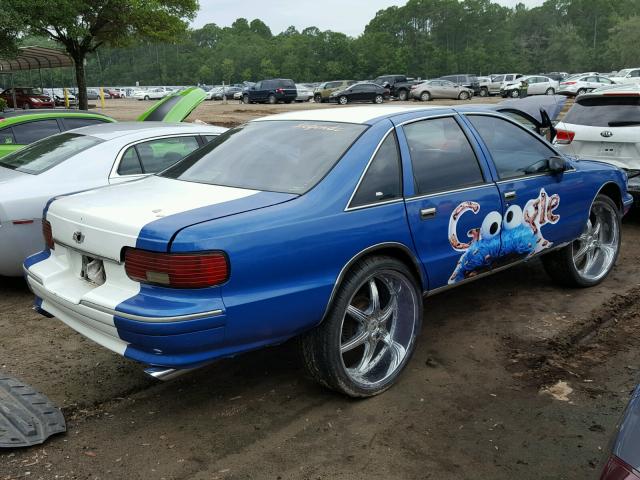 1G1BL53E5PR101554 - 1993 CHEVROLET CAPRICE CL BLUE photo 4