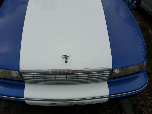 1G1BL53E5PR101554 - 1993 CHEVROLET CAPRICE CL BLUE photo 7