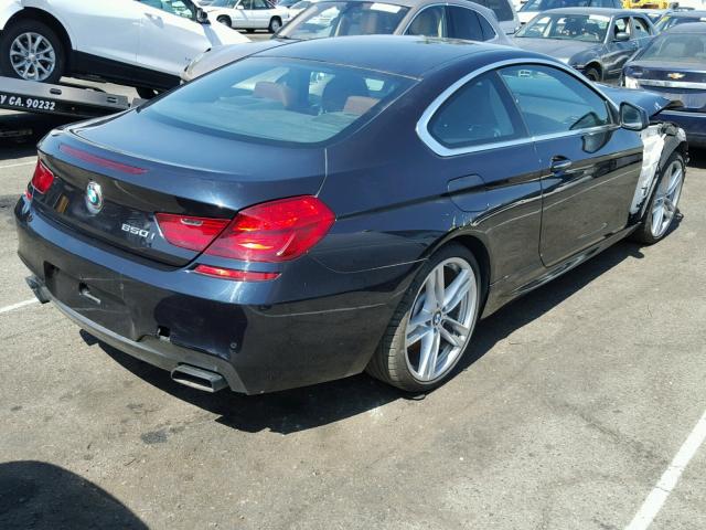 WBALX3C58CDV77368 - 2012 BMW 650 I BLACK photo 4