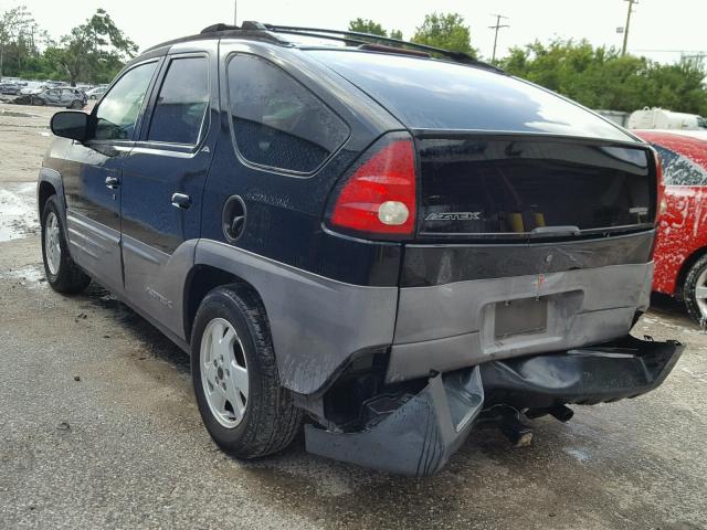 3G7DB03E51S536339 - 2001 PONTIAC AZTEK BLACK photo 3