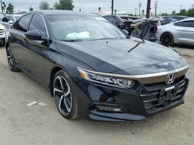1HGCV2F31JA011825 - 2018 HONDA ACCORD SPO 黑色 照片 1