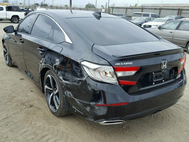 1HGCV2F31JA011825 - 2018 HONDA ACCORD SPO 黑色 照片 3