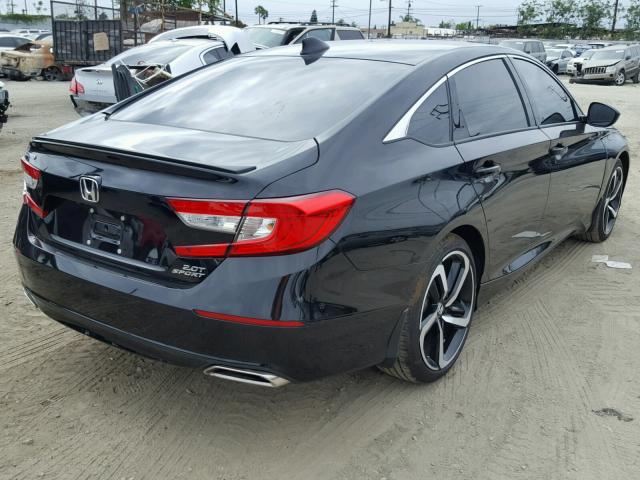 1HGCV2F31JA011825 - 2018 HONDA ACCORD SPO 黑色 照片 4