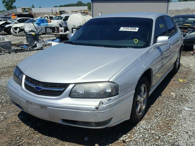 2G1WH52K049354586 - 2004 CHEVROLET IMPALA LS SILVER photo 2