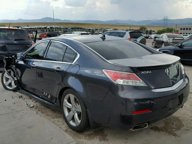 19UUA8F70CA006706 - 2012 ACURA TL GRAY photo 3