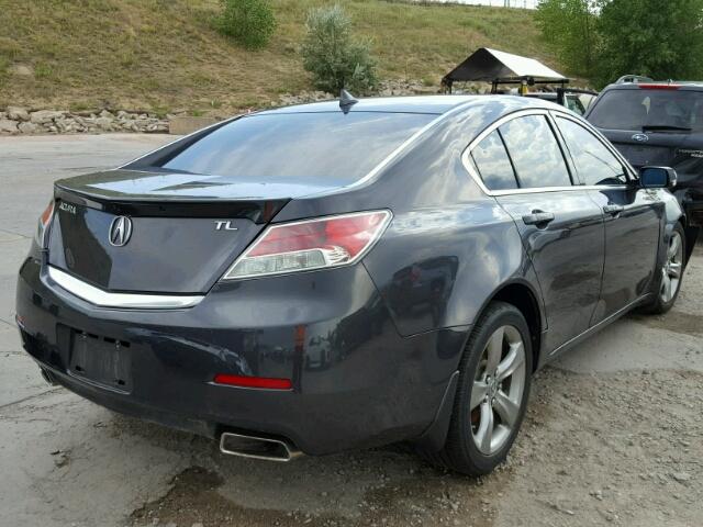 19UUA8F70CA006706 - 2012 ACURA TL GRAY photo 4