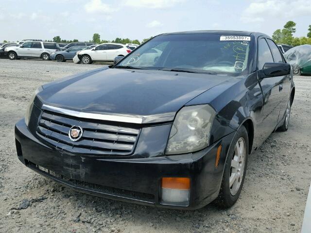 1G6DM57T270129843 - 2007 CADILLAC CTS BLACK photo 2