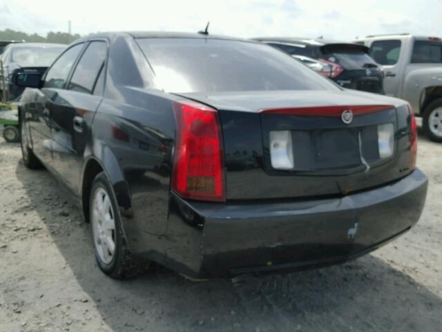 1G6DM57T270129843 - 2007 CADILLAC CTS BLACK photo 3