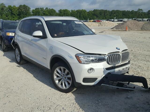 5UXWZ7C54G0M83775 - 2016 BMW X3 SDRIVE2 WHITE photo 1