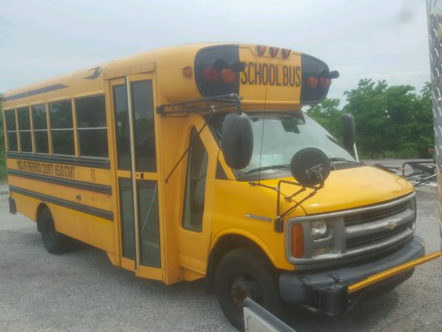 1GBJG31F911203733 - 2001 CHEVROLET EXPRESS CU YELLOW photo 1